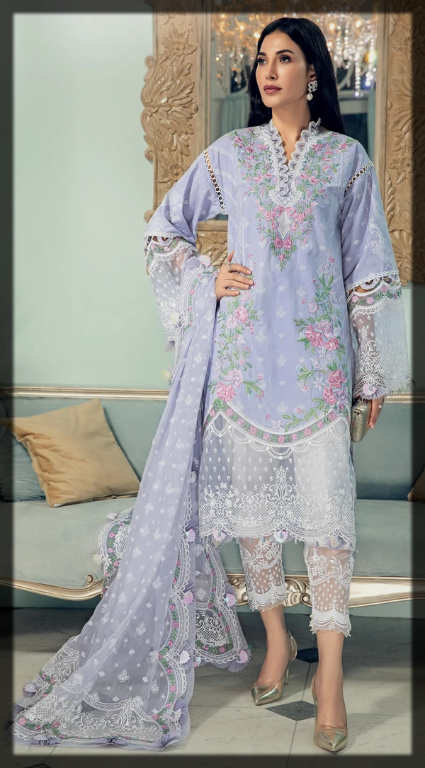 luxury Anaya Lawn by Kiran Chaudhry collection