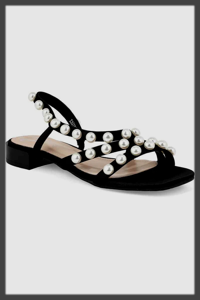 sleek black summer sandals collection
