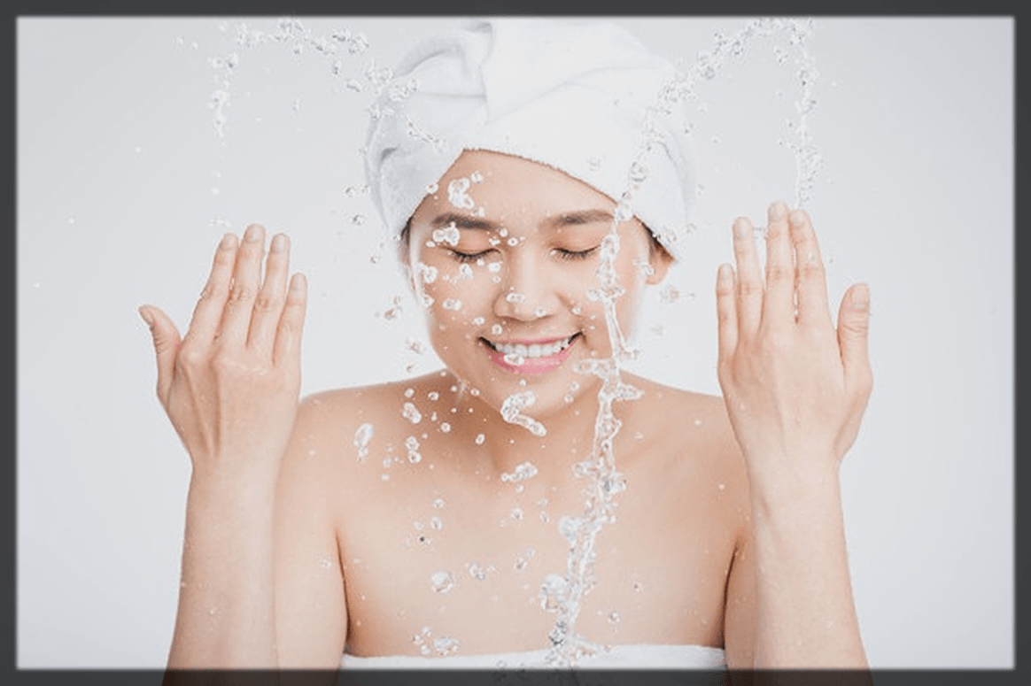 wash your face with facewash
