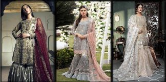 New Bridal Gharara Designs 2022 in Pakistan - Wedding Gharara Dresses