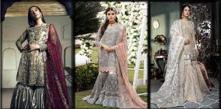 Beautiful bridal gharara designs