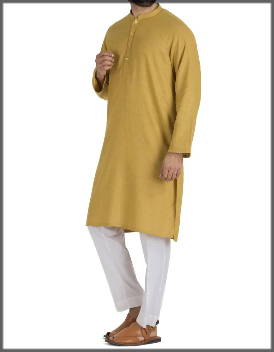 Blended winter Kurta for men