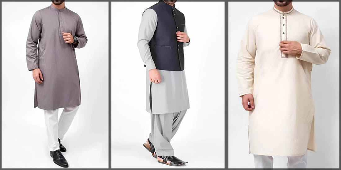Pakistani Mehndi Kurta Style for Men's 2023 - Nawan Fashion