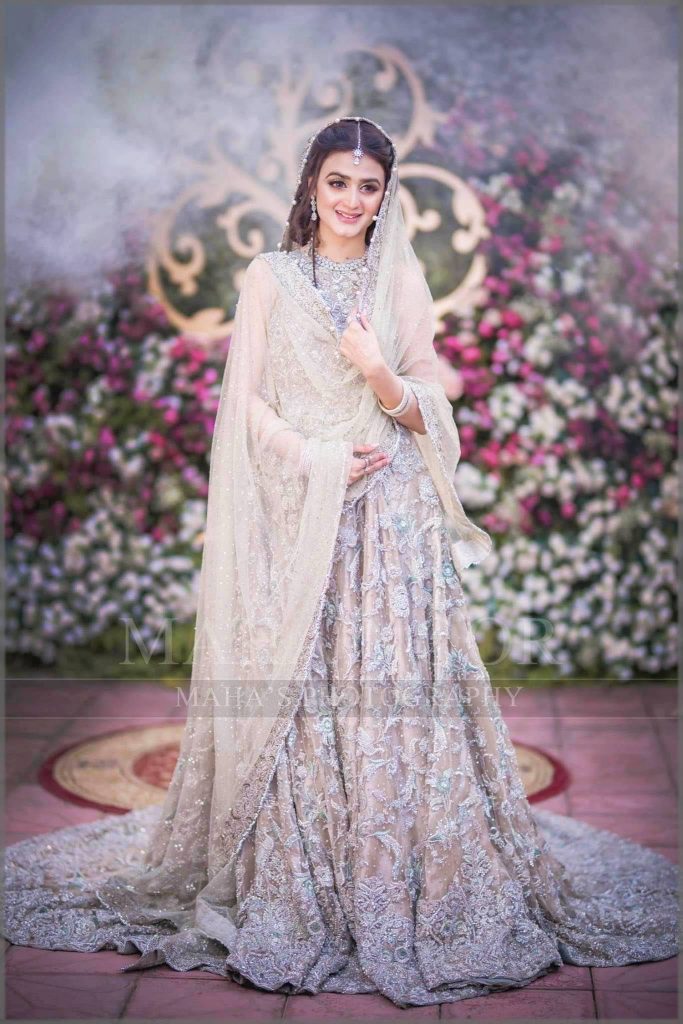 grey bridal maxi