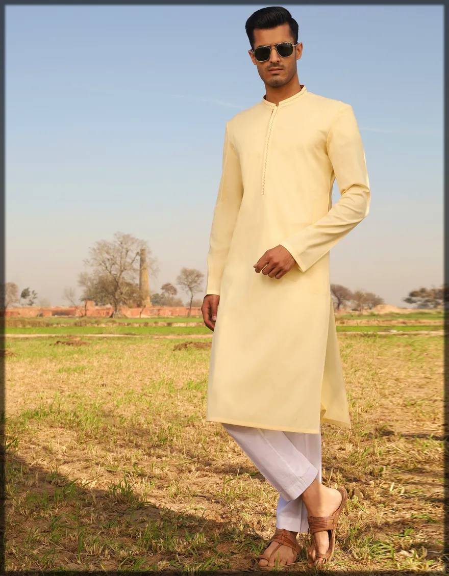 J. Cotton Kurta For Men