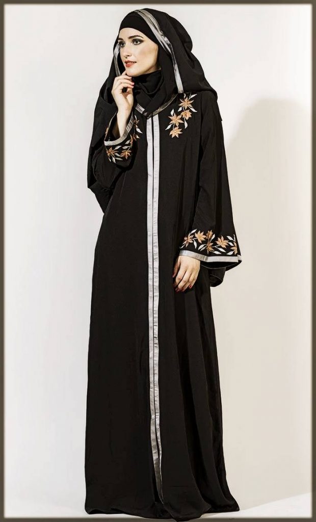 abaya designs front open