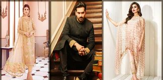 Pakistani Wedding Guest Dresses 2023 Superb Collection (Women+Men)
