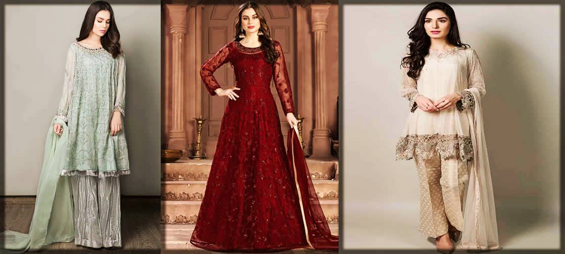 15 Beautiful Pakistani Frocks for Women in Fashion  Styles At Life