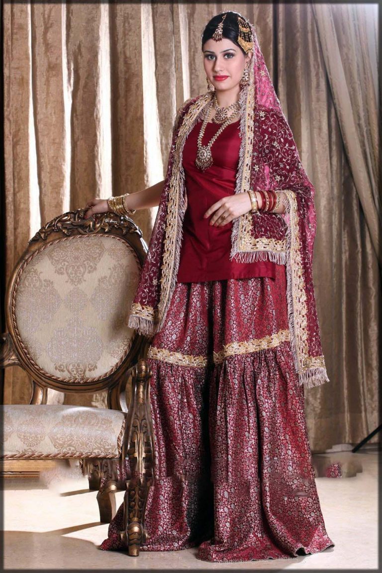 traditional gharara designs