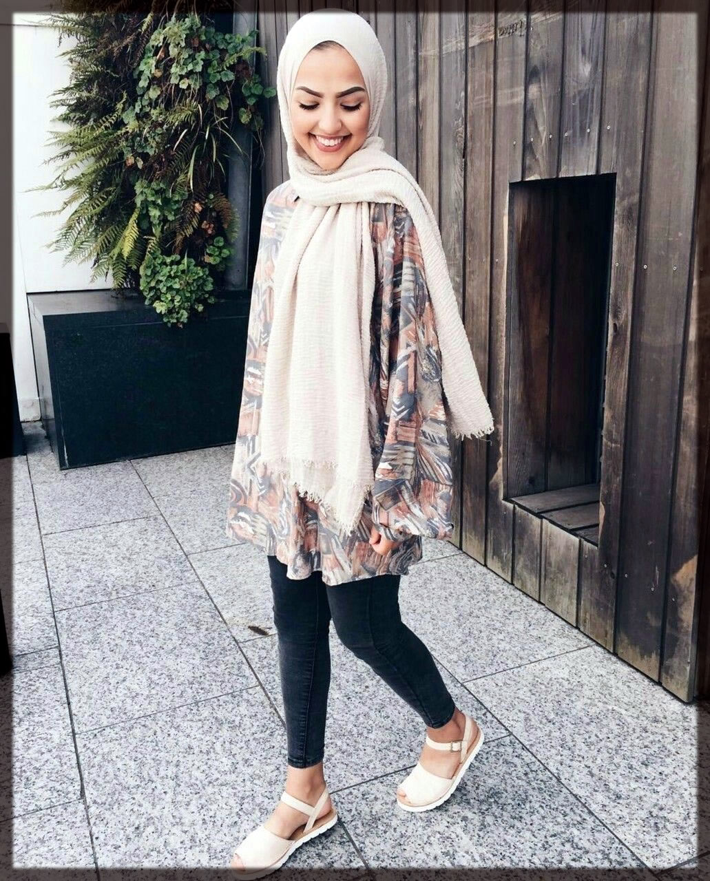 style hijab jeans