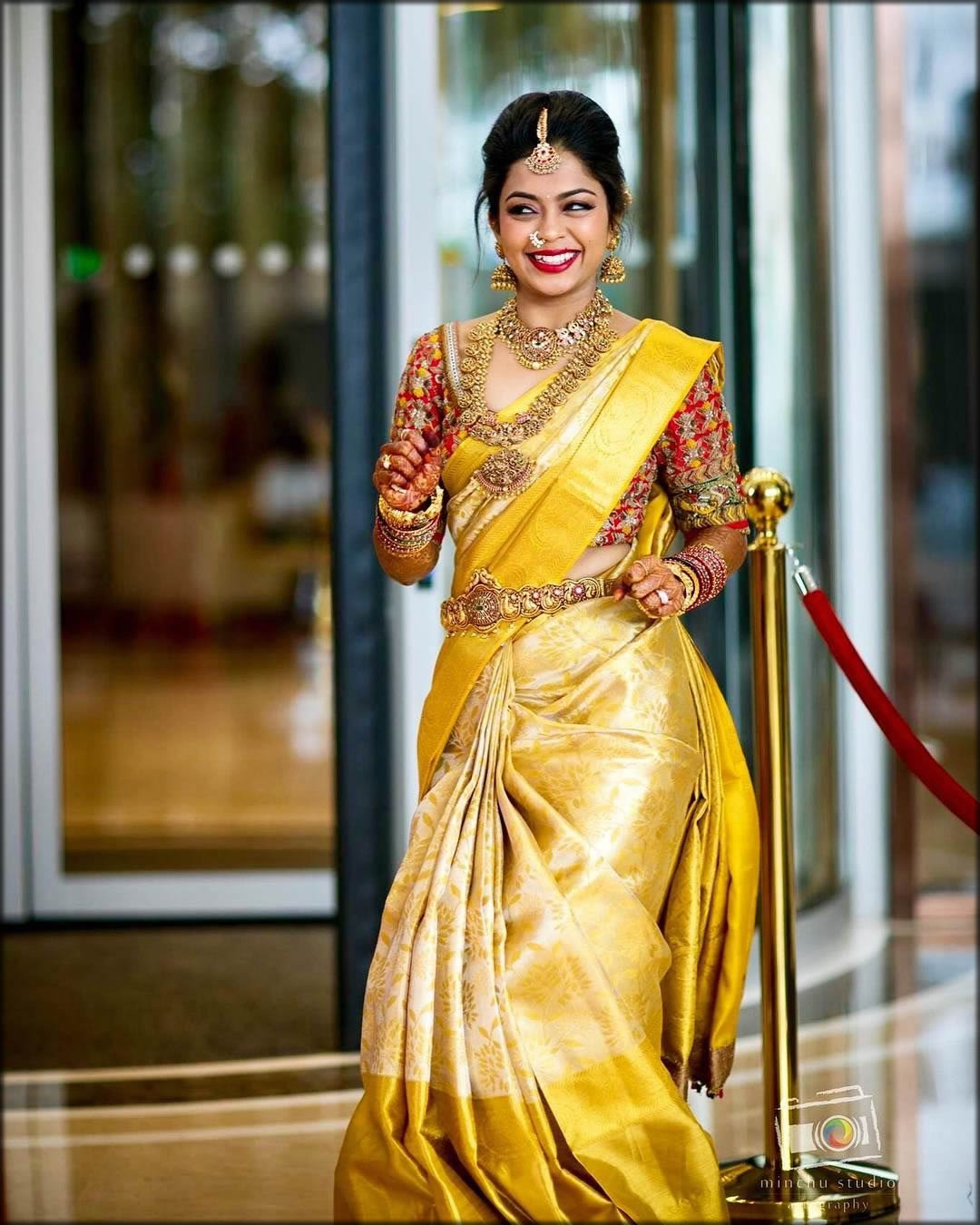 wedding silk saree designs