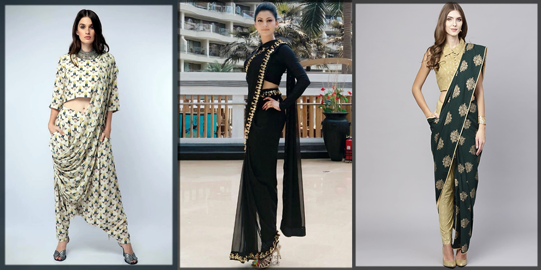How To Wear Saree Pants / Pant Style Sarees / Sarees With Pants