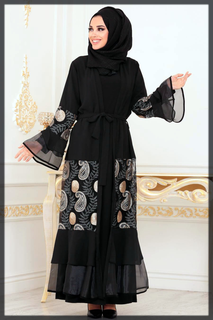 New Dubai Style Abaya  Designs 2022 for Women with Hijab  