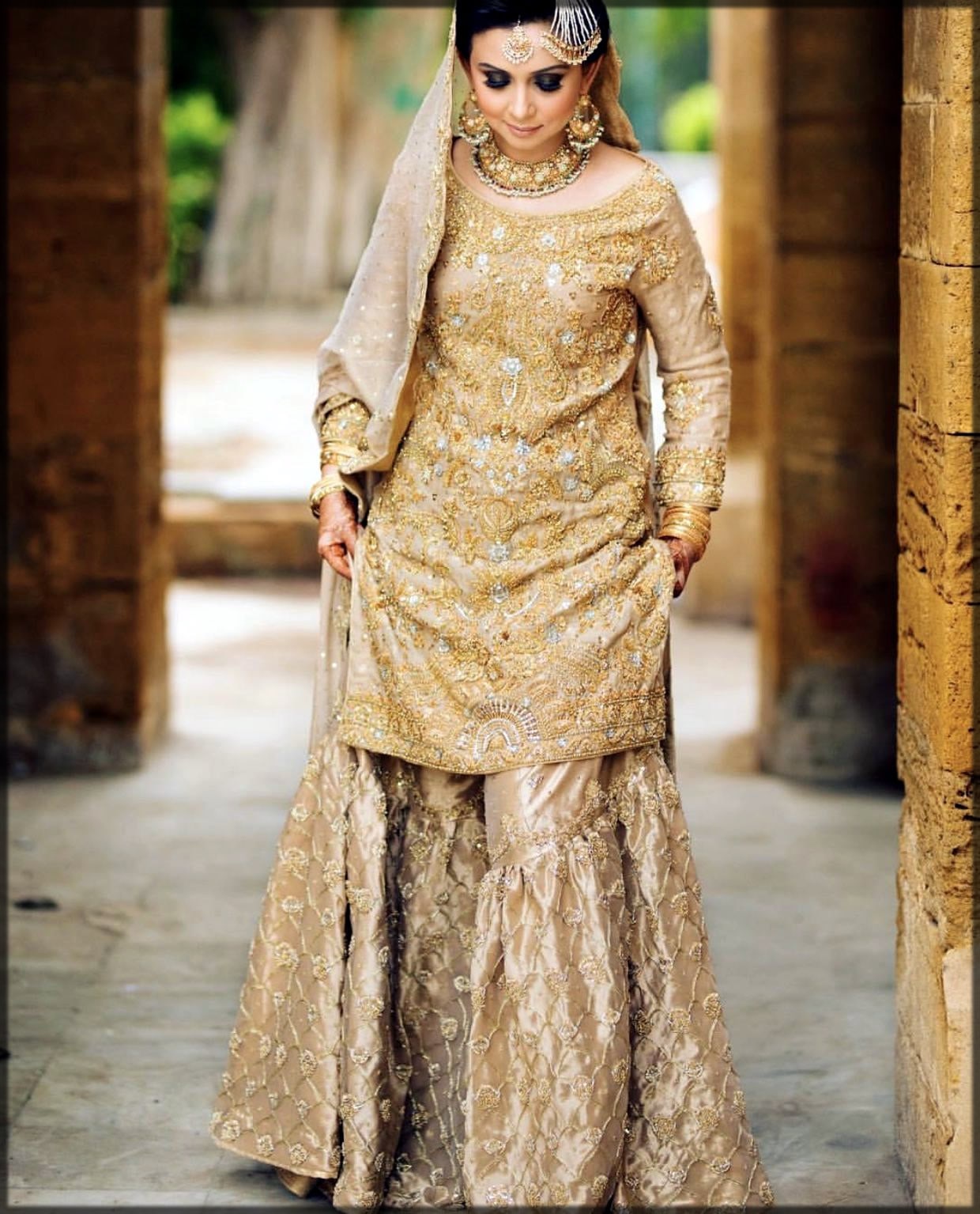 traditional gharara designs