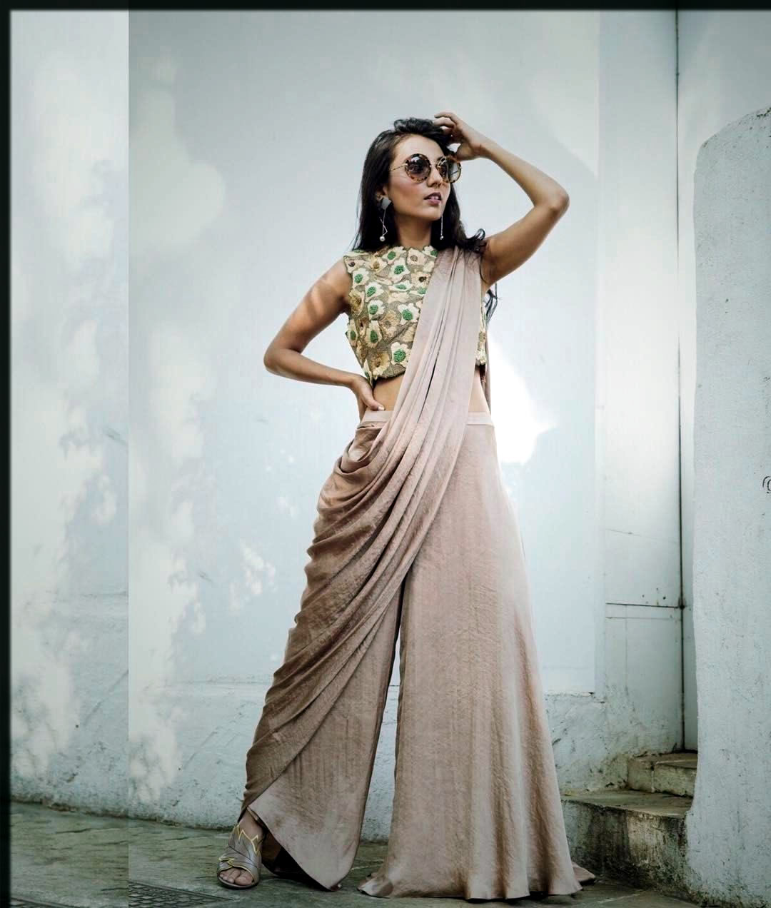 Discover more than 159 designer saree with pants - vietkidsiq.edu.vn