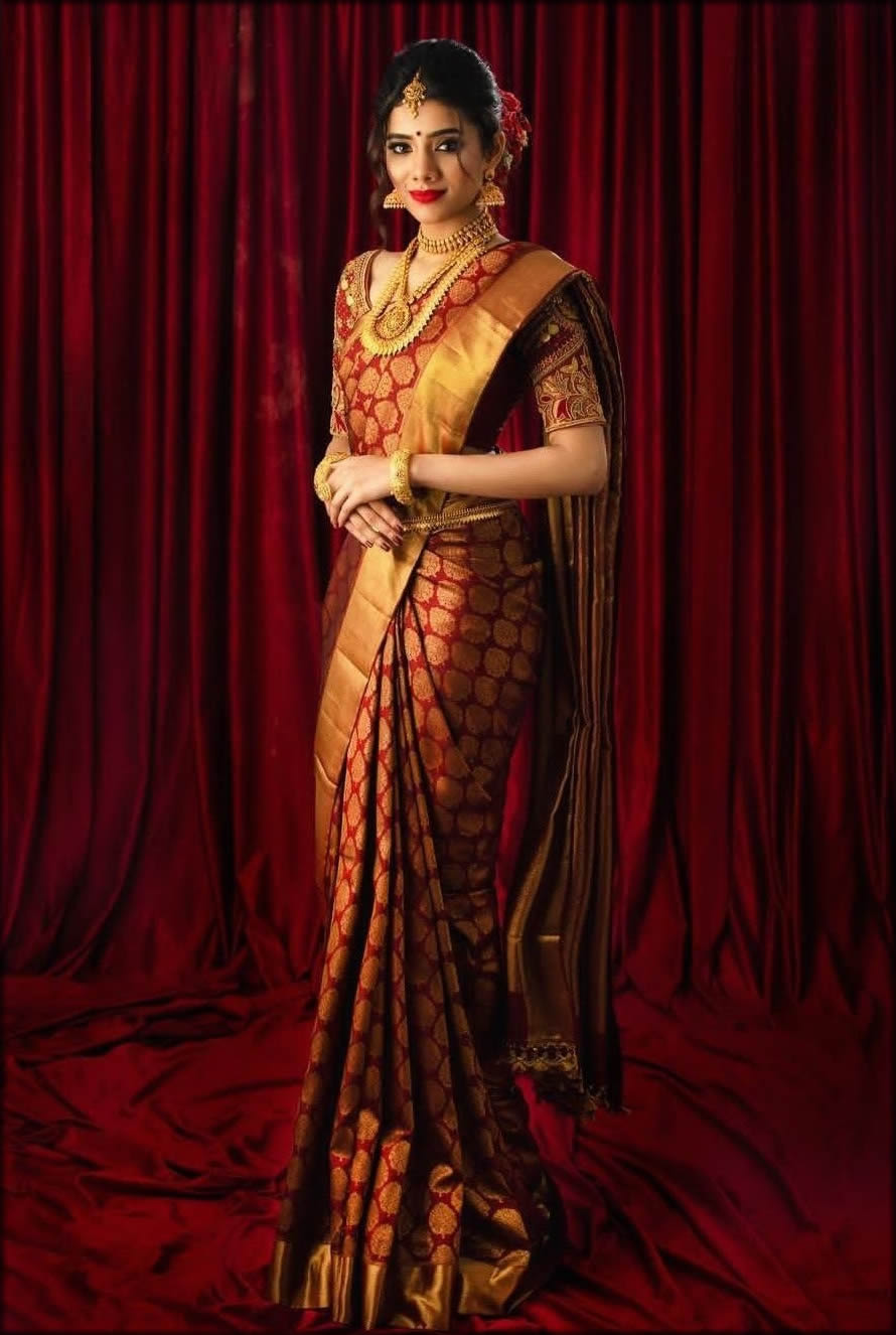 marriage wedding saree design