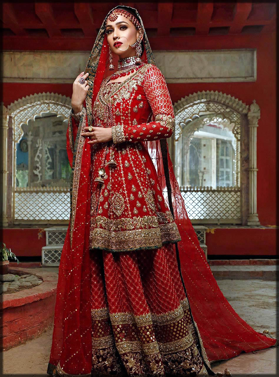 Zainab chottani mehndi dresses 2018 new arrivals