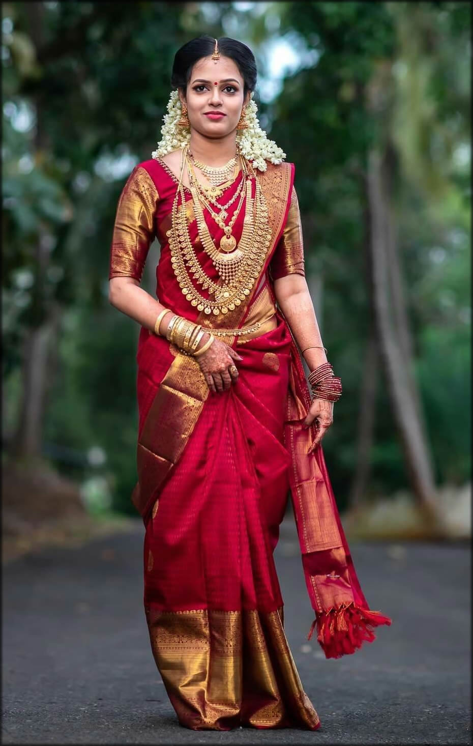 south indian bridal saree