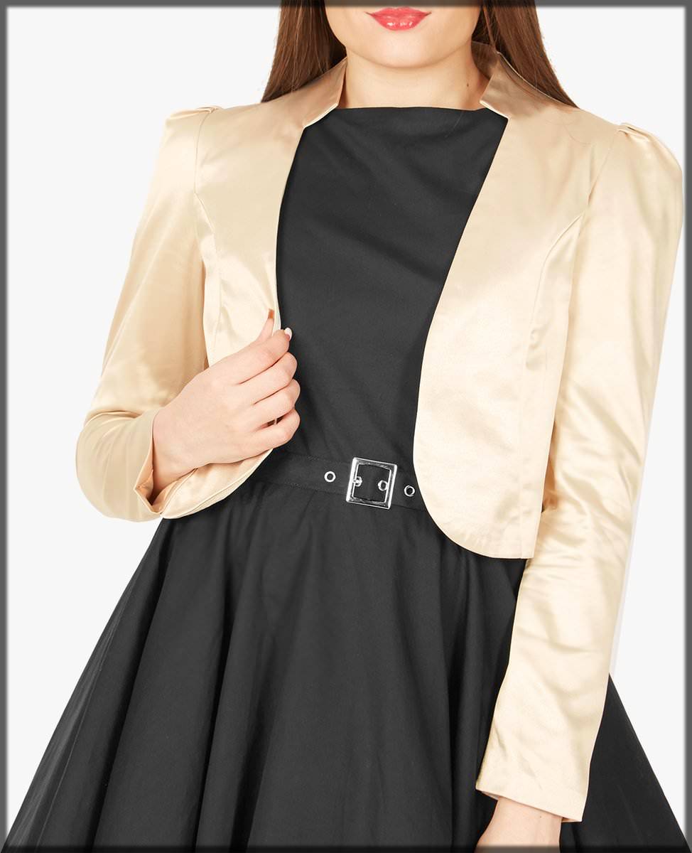 short jacket with dress