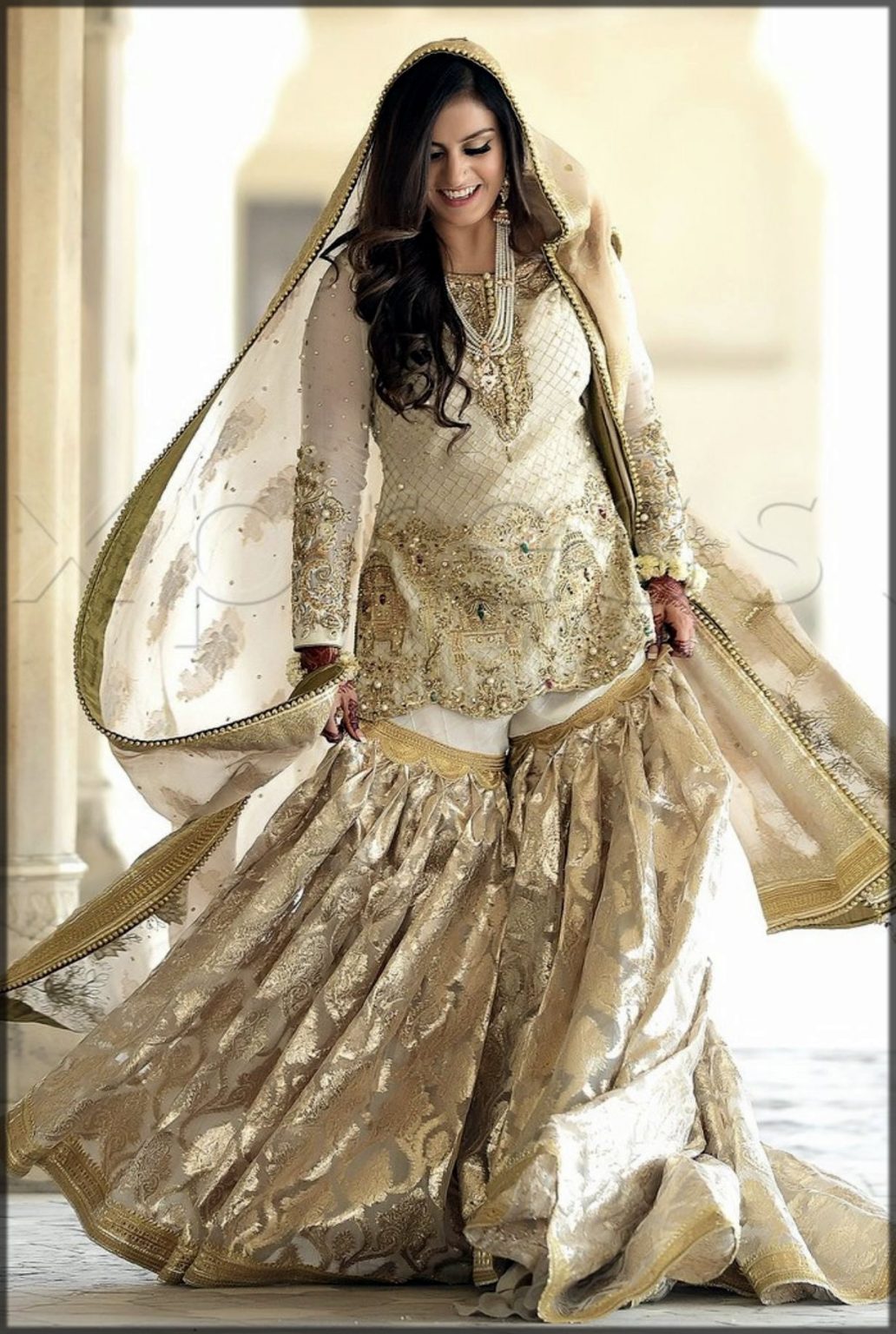 traditional gharara designs