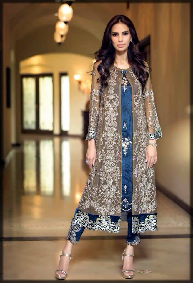 Gown with short shirt outlet