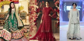 Bridal Sharara Dresses 2023 with Latest Designs for All Wedding Events