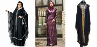 Elegant Formal Fancy Abaya Designs with Lace and Embroidery Work