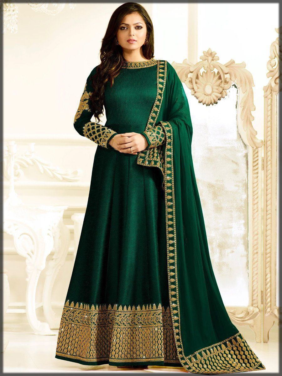 silk frock style