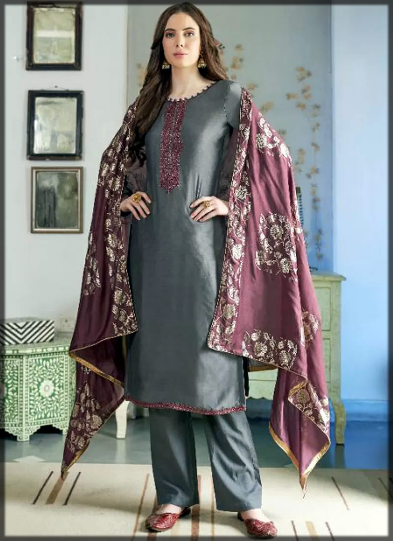 latest silk dress designs