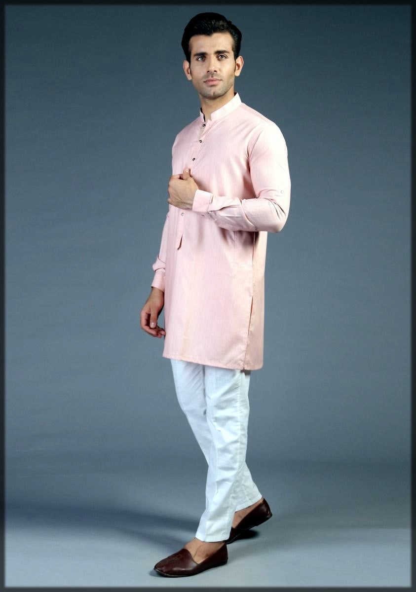Amir adnan kurta collection in pink