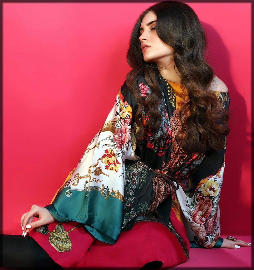 Pakistani silk dress