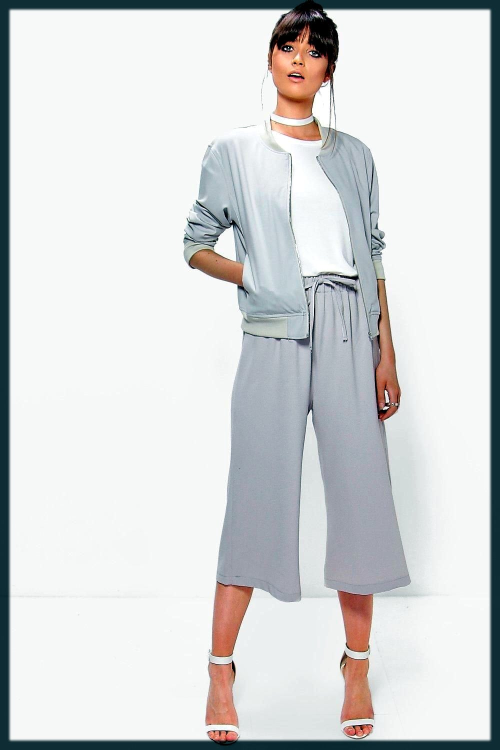 Sporty Look Shorts Shirts With Palazzo Pants