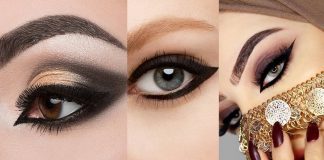Dramatic Arabic Eye Makeup Tutorial with Detailed Steps and Looks