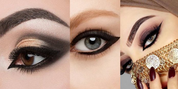 Stylish Arabic Eye Makeup For Girls