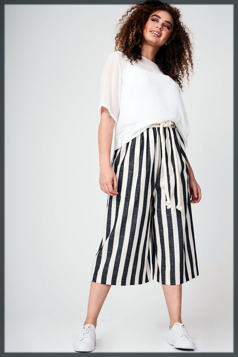 short palazzo pants with top