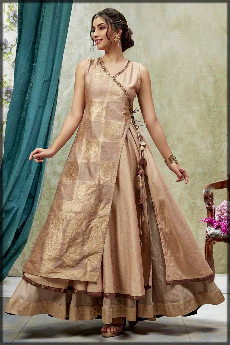 long frock for wedding