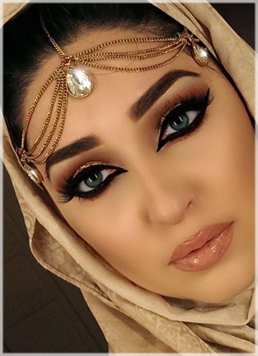 Dramatic Arabic  Eye Makeup  Tutorial with Detailed Steps 