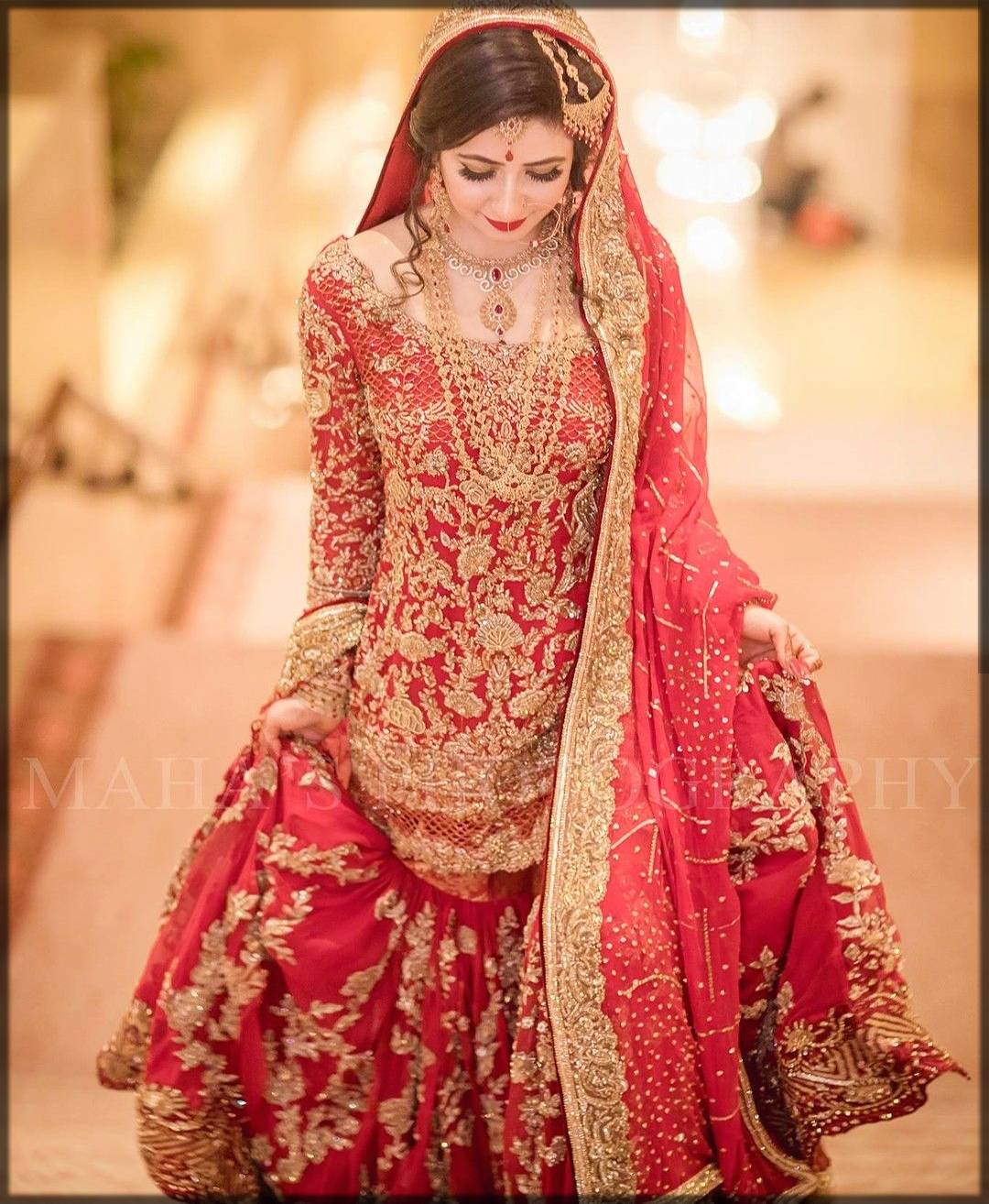 Bridal Sharara Designs With Price ...