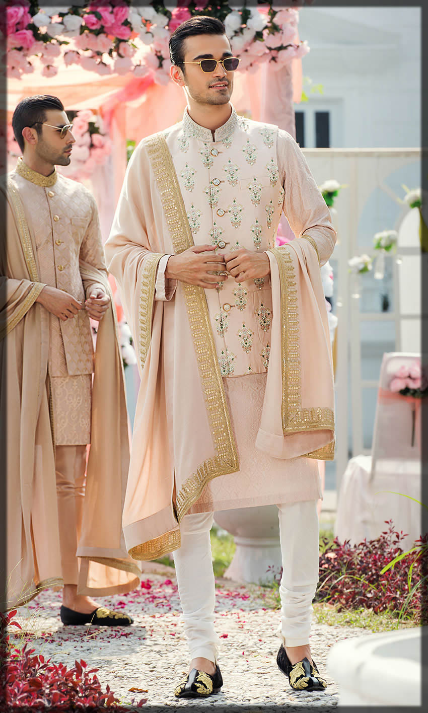 groom in waistcoat