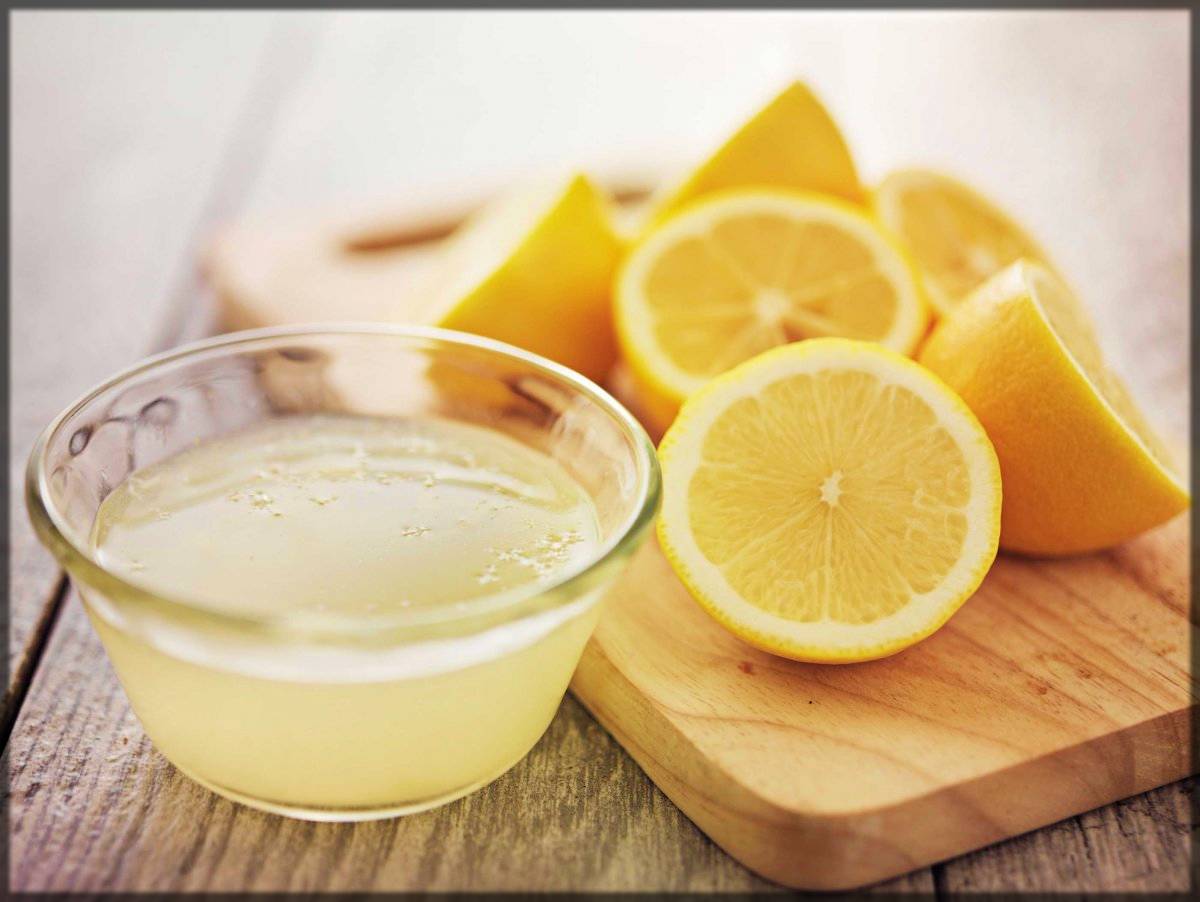 lemon and glycerin for whitening manicure and pedicure