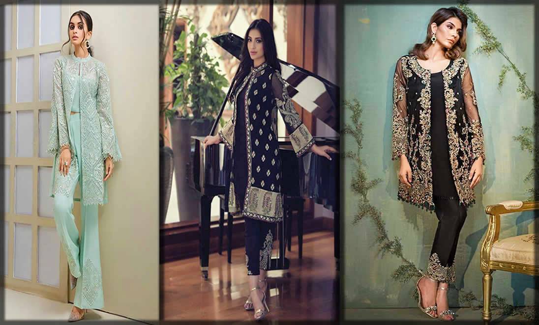 Latest Pakistani Gown Style Dresses 21 By Top Designers Brands