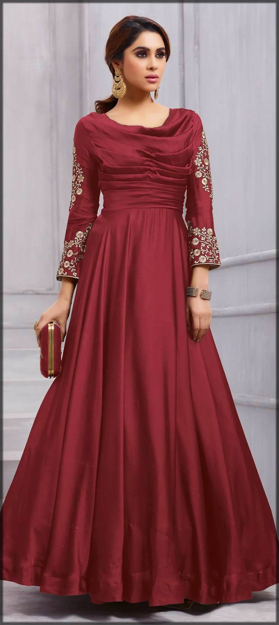 long frock look