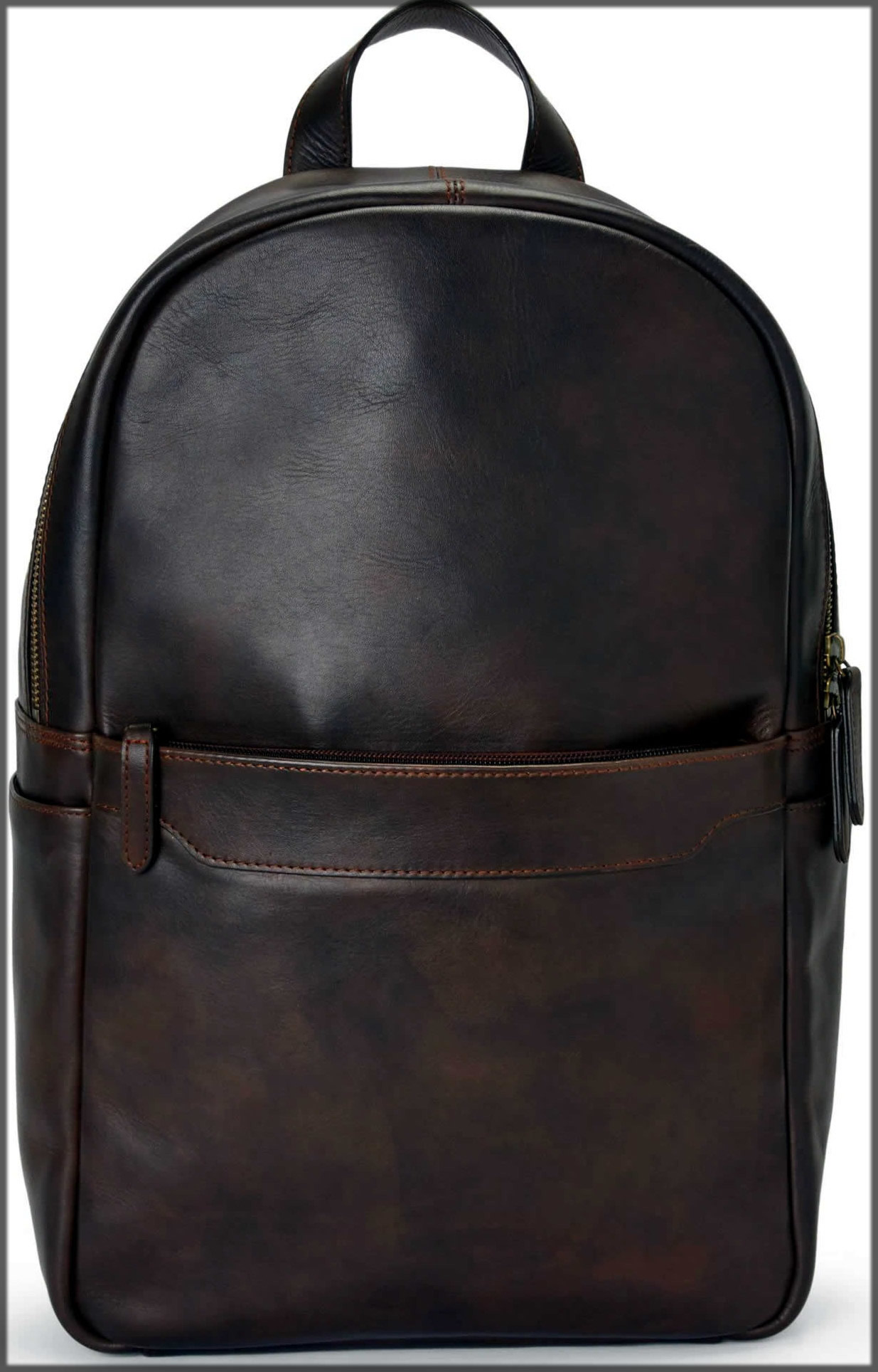 Dark brown backpack