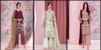 Designer Chiffon Suits Collection 2023 | Top Pakistani Chiffon Dresses
