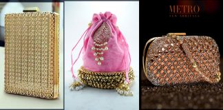 appealing and dazzling wedding clutches for bride