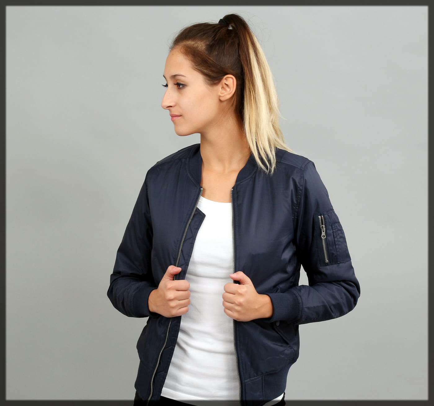 bomber leather jackets for women