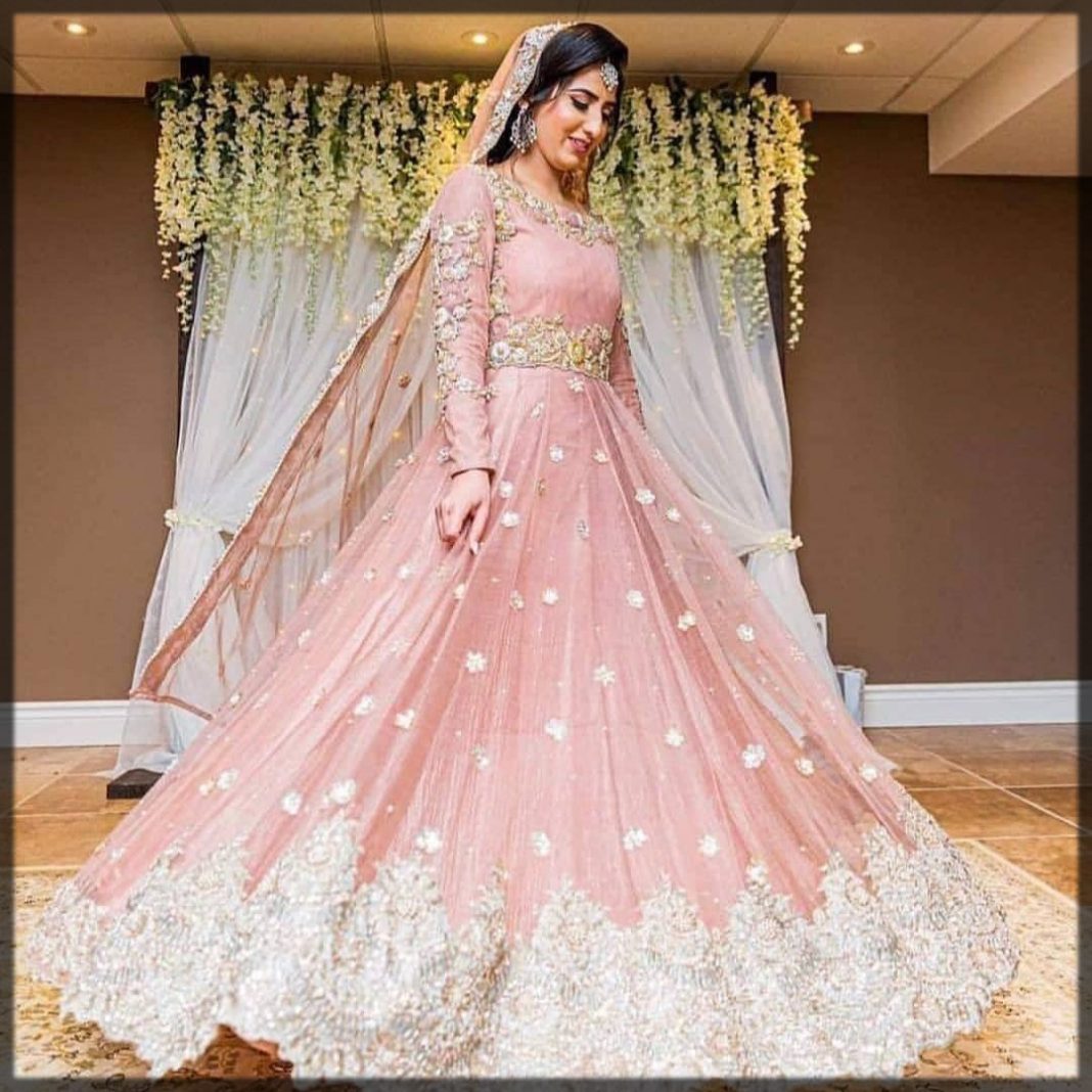 wedding white frock for ladies