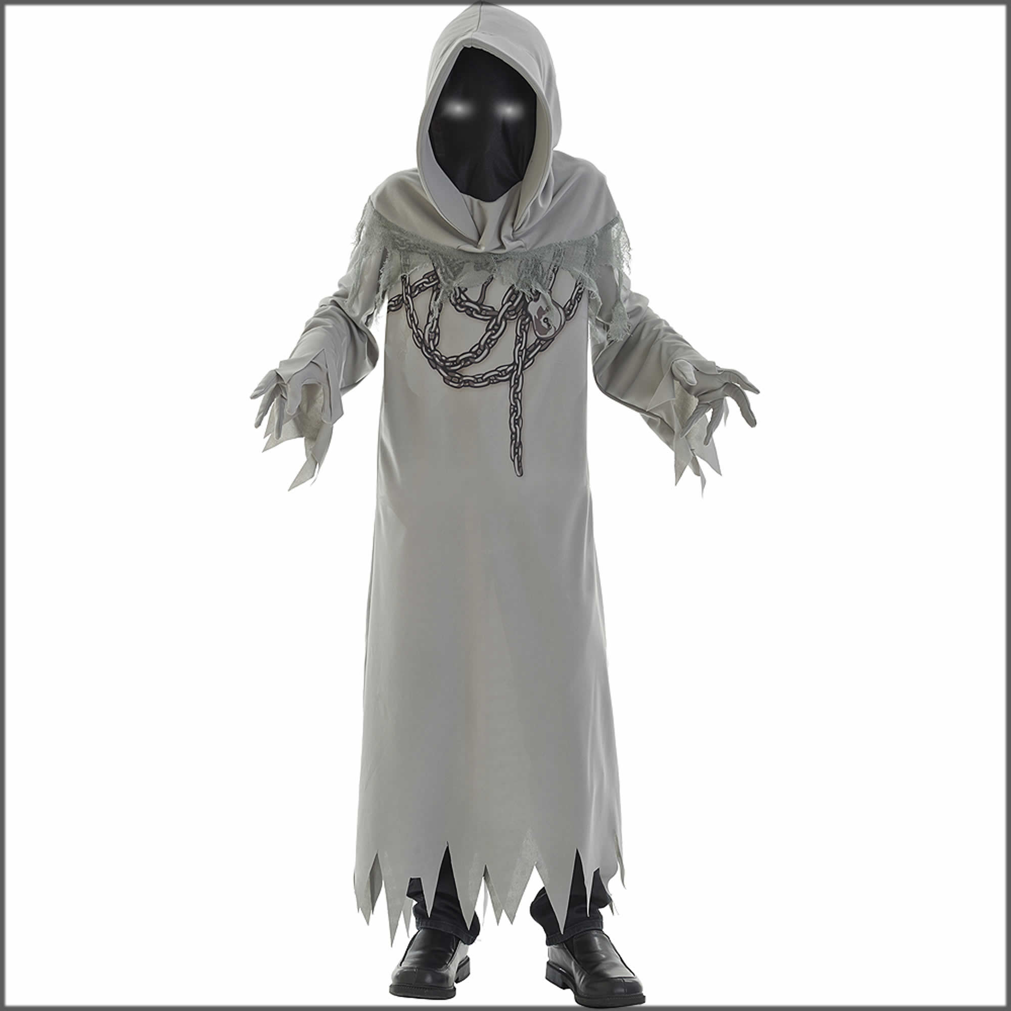 chained ghost outfit