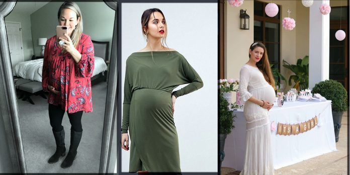 classy and appealing pakistani maternity dresses