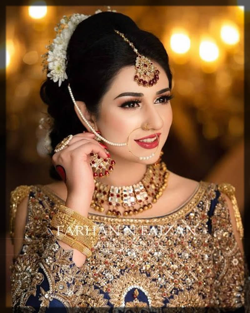 Nose ring deals design bridal